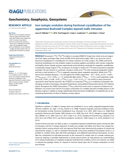 Geochemistry, Geophysics, Geosystems