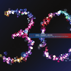 Serving students and fighting for college opportunity for over 30 years.