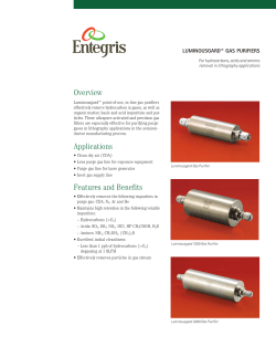 Luminousgard™ Gas Purifiers