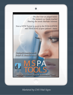 Marketed by CNS Vital Signs
