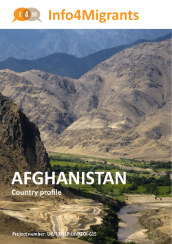 afghanistan - Info4Migrants | Choose Country
