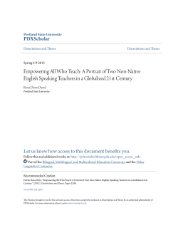 Empowering All Who Teach: A Portrait of Two Non