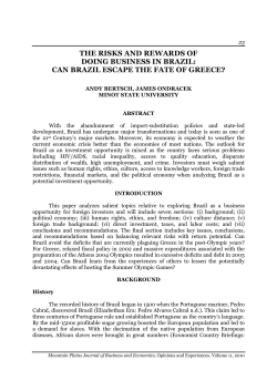 the risks and rewards of doing business in brazil