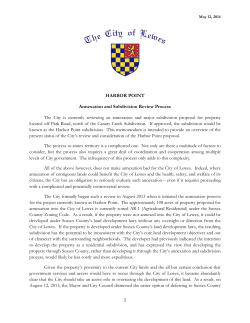 Harbor Point Review Process