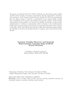 Common Variable Discovery and Invariant Representation Learning
