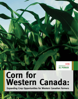 Expanding Crop Opportunities for Western Canadian Farmers