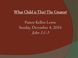 John 1:1-3 - Antigo Community Church