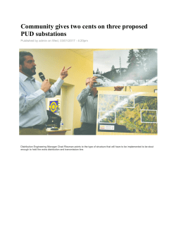 Community gives two cents on three proposed PUD substations