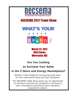 NECSEMA 2017 Trade Show - New England Convenience Store
