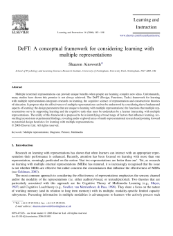 DeFT: A conceptual framework for considering learning with multiple