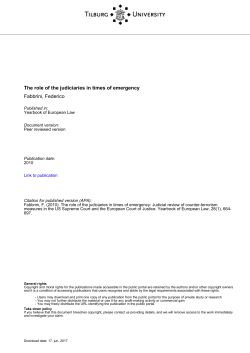 Fabbrini YEL 1 - Research portal