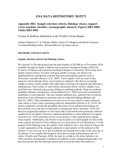 gsa data repository 2015271 - Geological Society of America