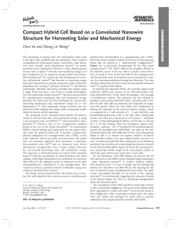 Compact Hybrid Cell Based on a Convoluted Nanowire Structure for