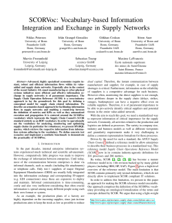 SCORVoc: Vocabulary-based Information Integration