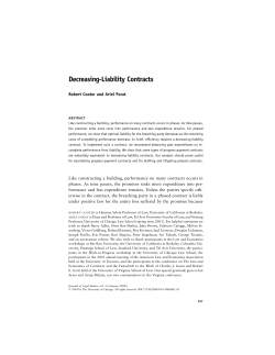 Decreasing-Liability Contracts