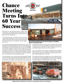 chance meeting turns into 60 year success - Barry