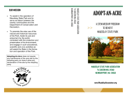 Adopt an Acre Brochure