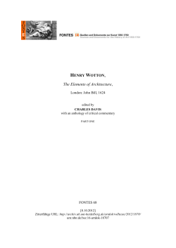 The Elements of Architecture