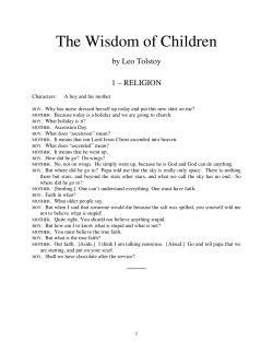 The Wisdom of Children