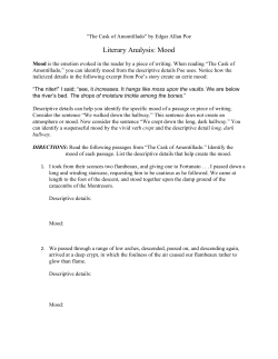 Literary Analysis: Mood