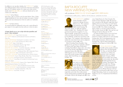 BAFTA ROCLIFFE NEW WRITING FORUM