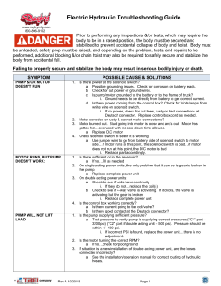 Electric Power Unit Troubleshooting