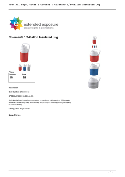 Coleman&reg; 1/3-Gallon Insulated Jug