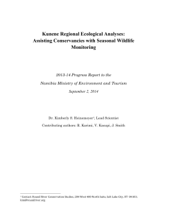 RR_Kunene_Wildlife_Monitoring_Rpt_Sept2014