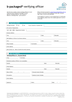 b-packaged&reg; verifying officer(s)