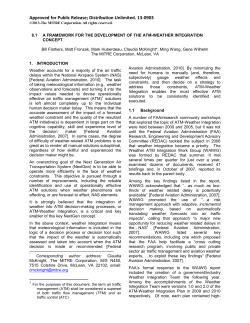 A Framework for the Development of the ATM