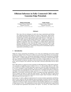 Efficient Inference in Fully Connected CRFs with Gaussian Edge