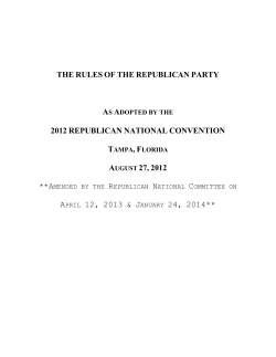 Rules of the Republican Party
