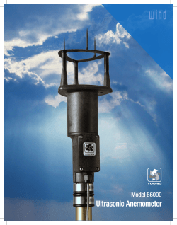 Model 86000 Ultrasonic Anemometer