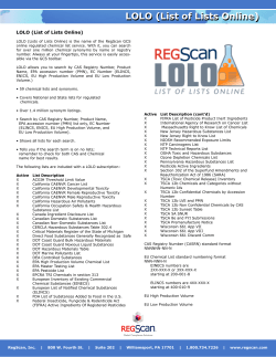 LOLO (List of Lists Online)