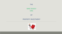 9 Deadly Sins of property Investment - ap