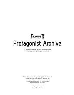 Protagonist Archive