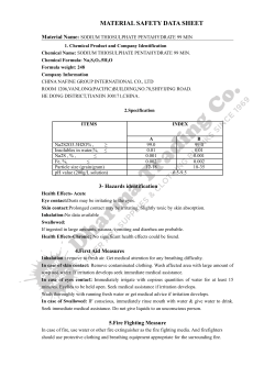 material safety data sheet - Dharma Trading Co. Homepage