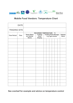 Temperature Chart Check Sheet