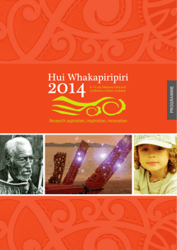 Hui Whakapiripiri - Health Research Council