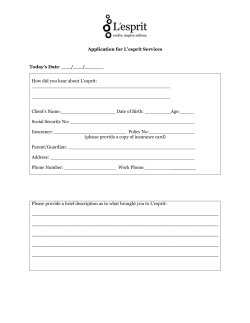 Application for Services