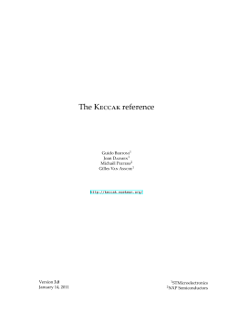 The Keccak reference