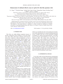 Enhancement of subband effective mass in Ag/Ge(111