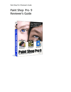 Paint Shop Pro 9 - Corel Corporation