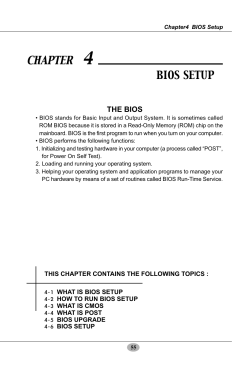 chapter 4 bios setup