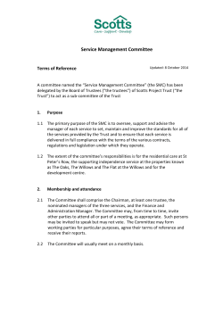 Service Management Committee