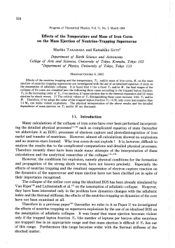524 Effects of the Temperature and Mass of Iron Cores on the Mass
