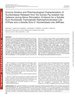 Enzyme Kinetics and Pharmacological Characterization of