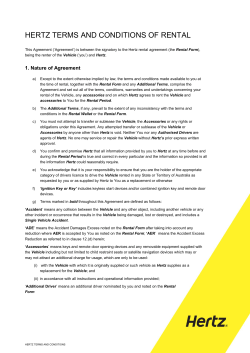 Hertz terms and conditions