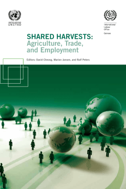 Shared Harvests: Agriculture, Trade and Employment