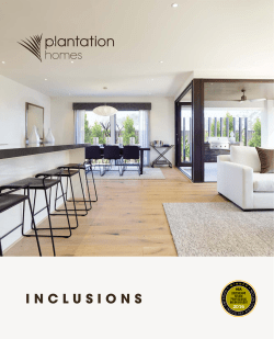 inclusions - Plantation Homes